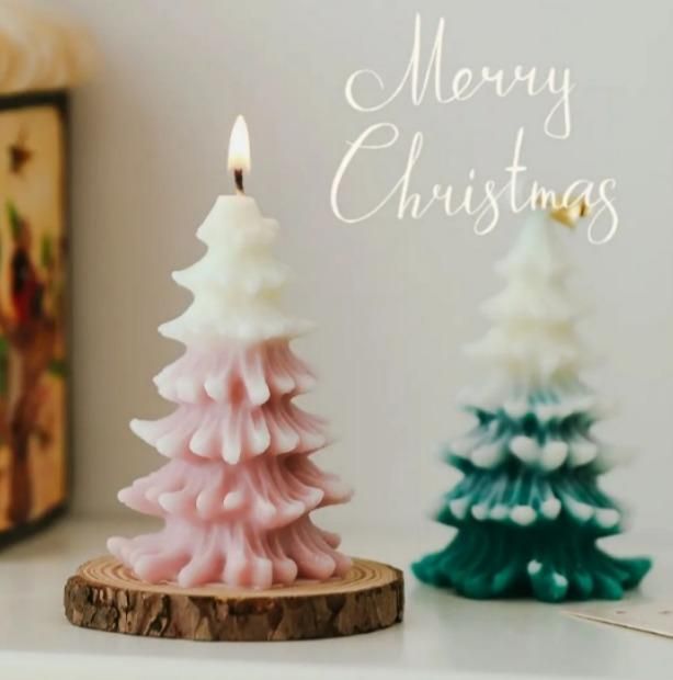 Long&nbsp;Scented&nbsp;Christmas&nbsp;Tree&nbsp;Candle