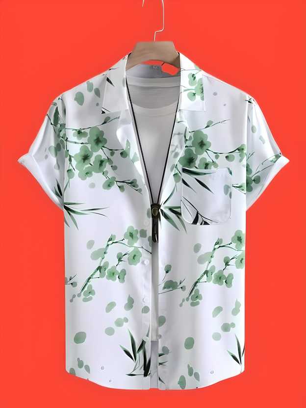 Men Regular Fit Printed Casual Shirt