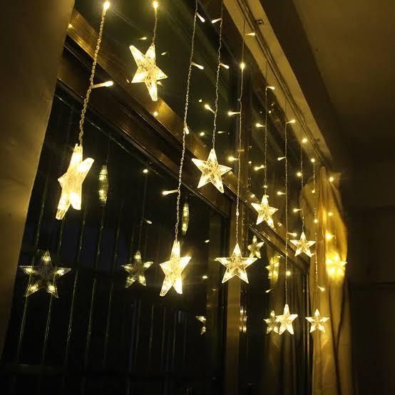 Decorative Star Curtain  Lights